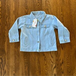 NWT Youth Denim Jean Jacket Personalized With The Name Lucy Size 130 US Size 8